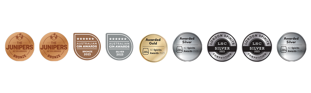 Papaiti Gin winning awards nationally and internationally.