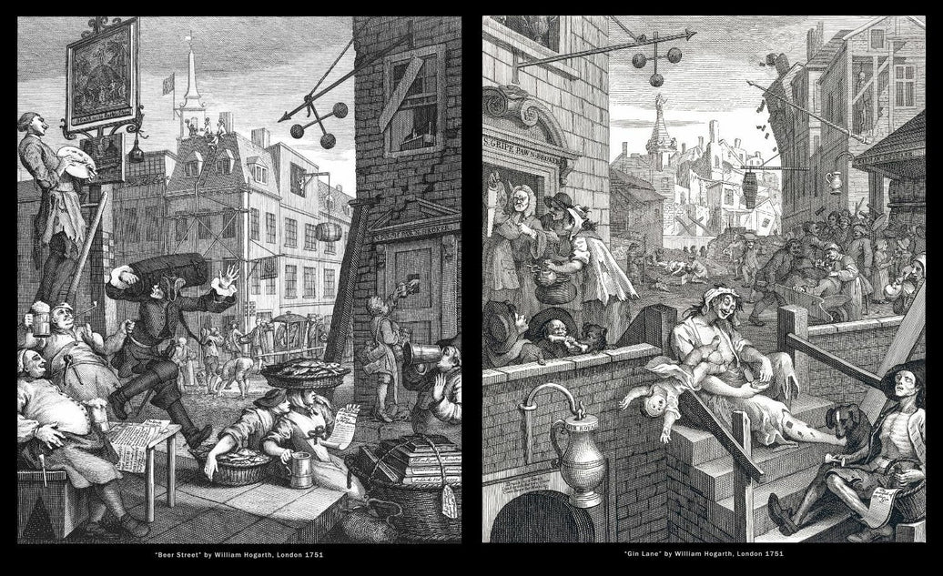 What was the Gin Craze about and why did they call gin 'Mother's Ruin'?